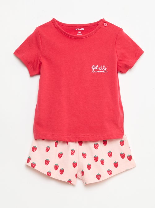 Ensemble T-shirt + short - Kiabi