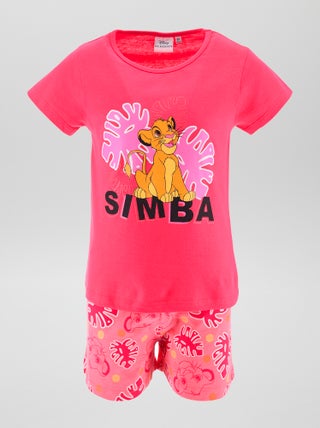 Ensemble t-shirt + short 'Simba' - 2 pièces