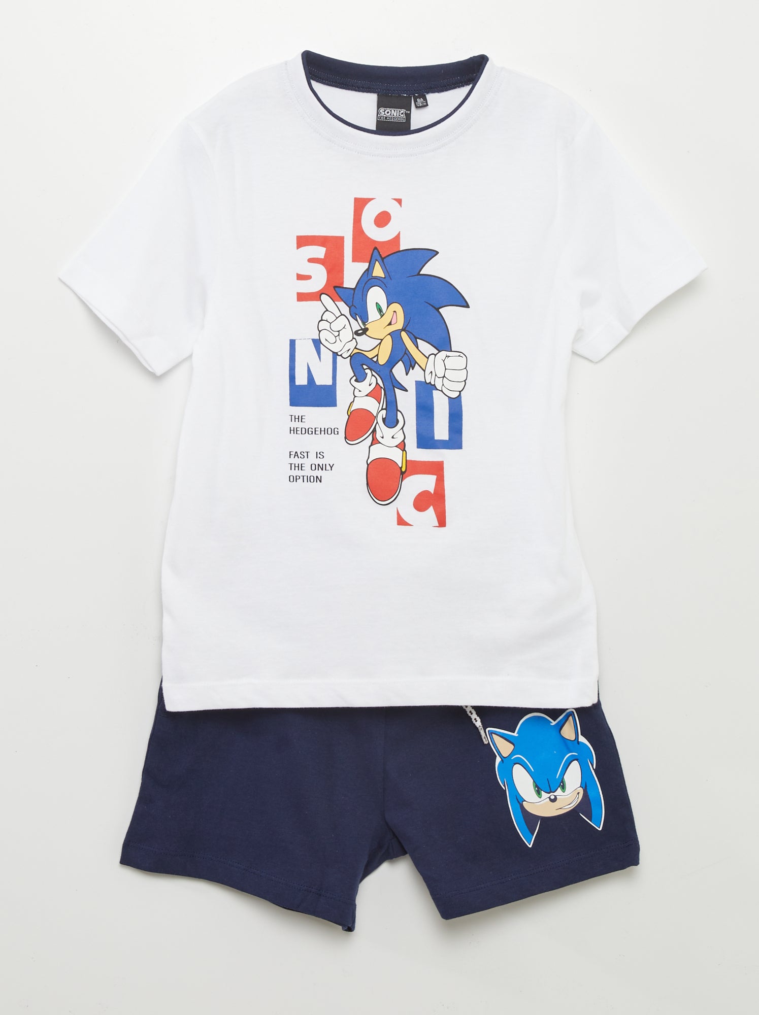 Lot De 2 T-shirts Garçon 7 Ans Next - Sonic Blanc & Pokémon Jaune - Très Bon état