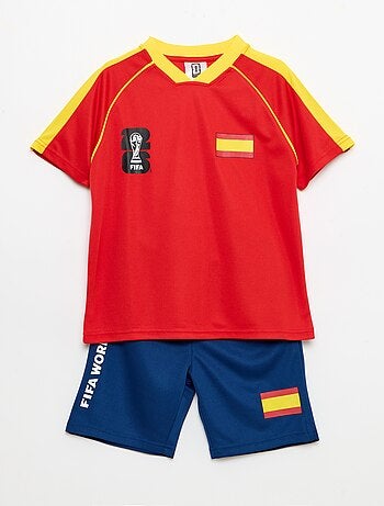Ensemble t-shirt + short sous licence officielle de La Coupe du Monde de la FIFA 26™ - France
