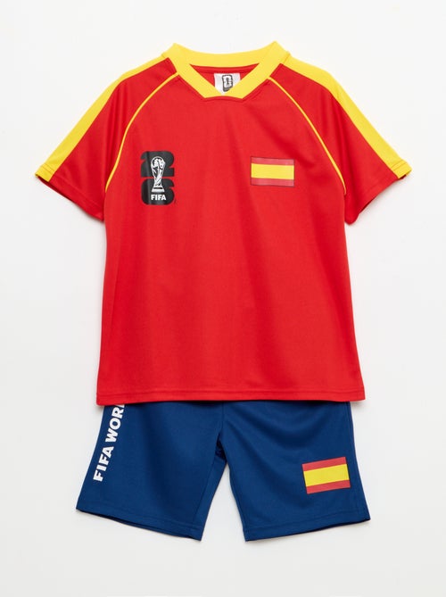 Ensemble t-shirt + short sous licence officielle de La Coupe du Monde de la FIFA 26™ - Espagne - Kiabi