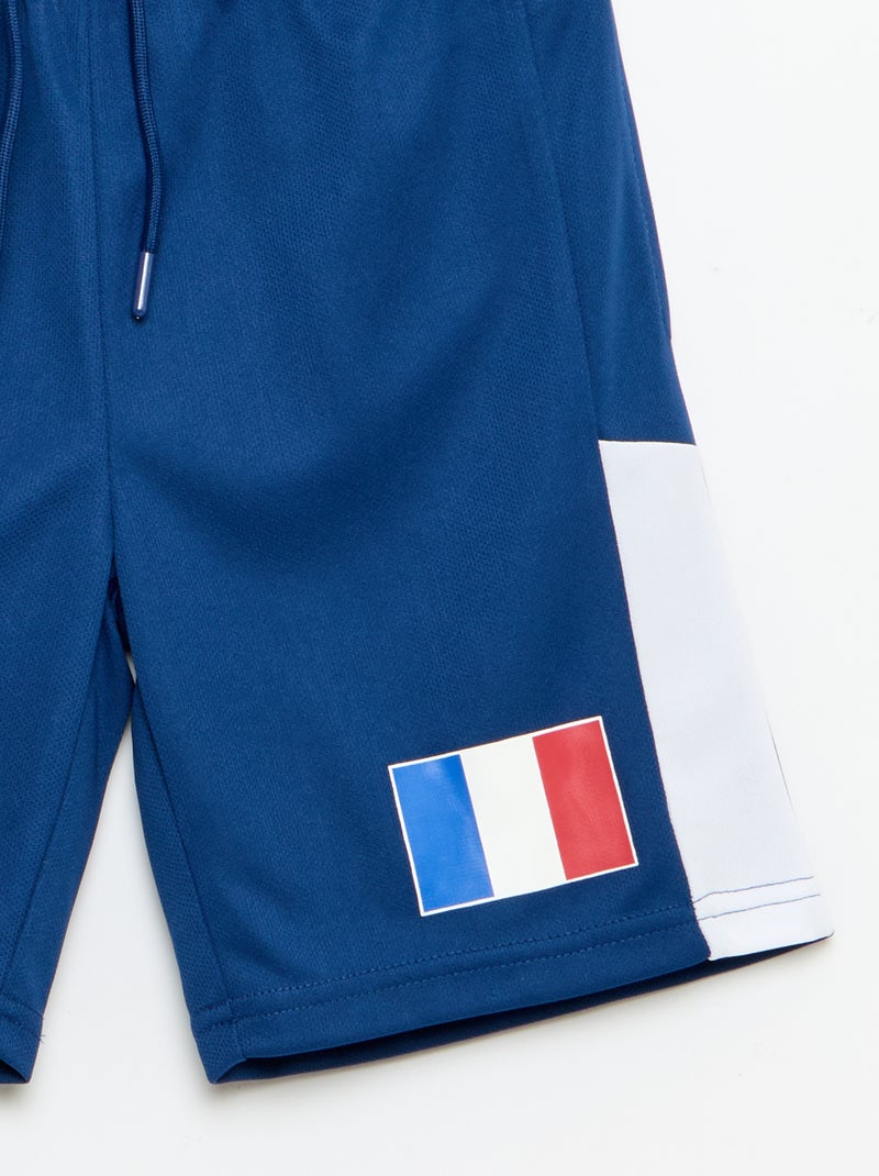 Ensemble t-shirt + short sous licence officielle de La Coupe du Monde de la FIFA 26™ - France Bleu - Kiabi