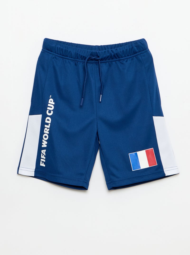 Ensemble t-shirt + short sous licence officielle de La Coupe du Monde de la FIFA 26™ - France Bleu - Kiabi