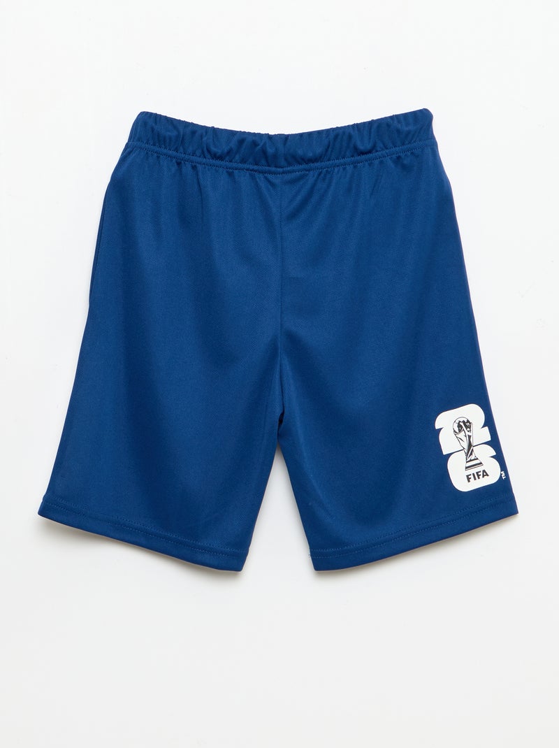 Ensemble t-shirt + short sous licence officielle de La Coupe du Monde de la FIFA 26™ - France Bleu - Kiabi