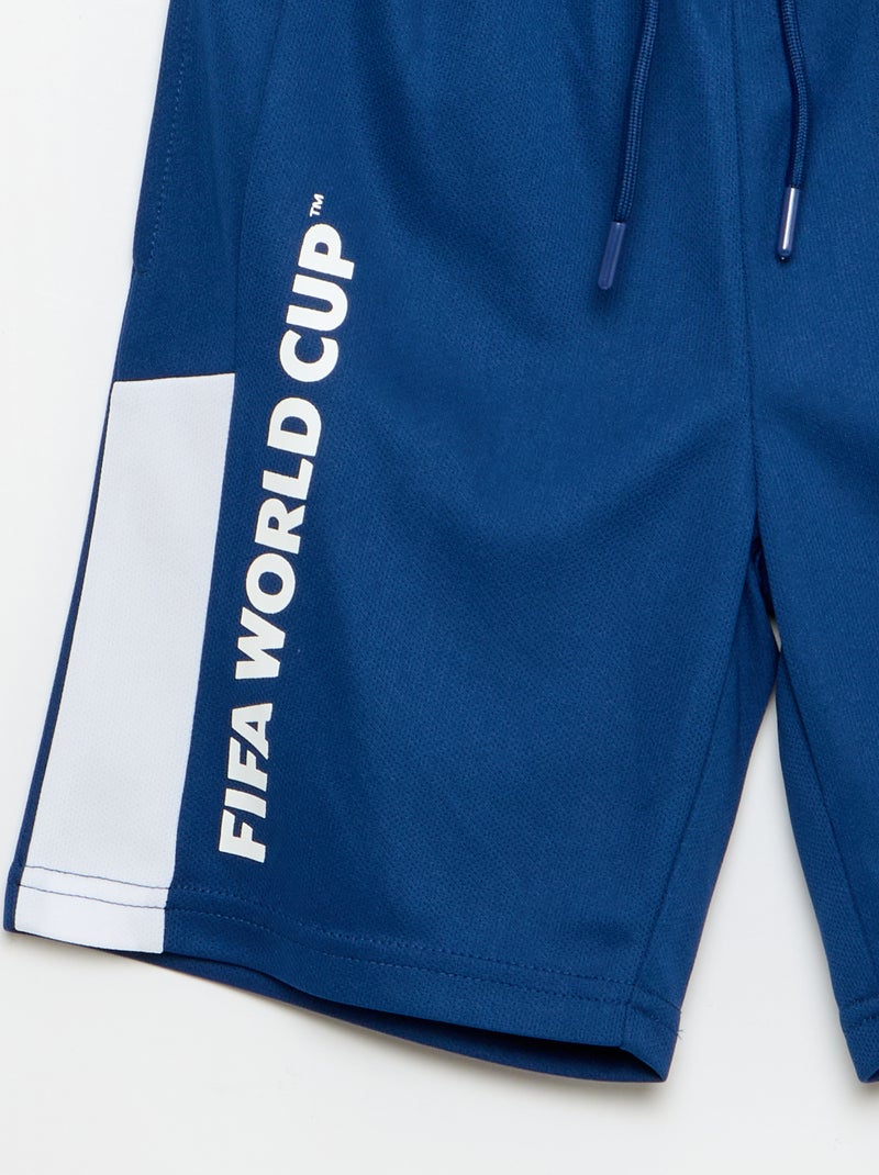 Ensemble t-shirt + short sous licence officielle de La Coupe du Monde de la FIFA 26™ - France Bleu - Kiabi