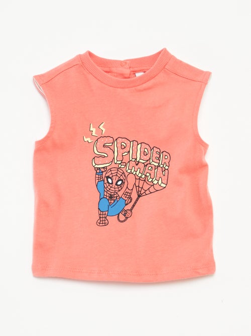 Ensemble T-shirt + short 'Spider-Man' 'Marvel' - 2 pièces - Kiabi