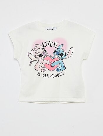 Ensemble t-shirt + short 'Stitch' - 2 pièces