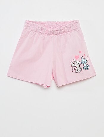 Ensemble t-shirt + short 'Stitch' - 2 pièces