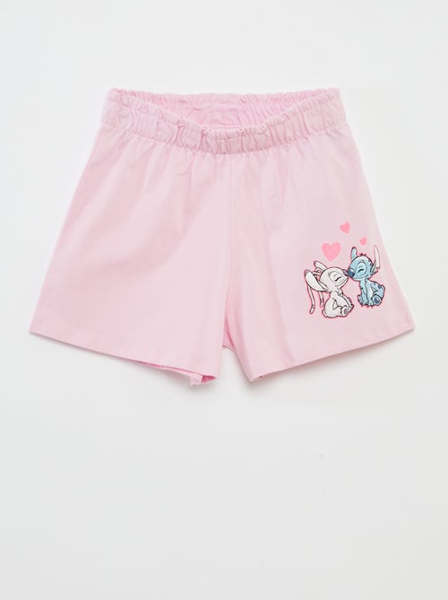 Ensemble t-shirt + short 'Stitch' - 2 pièces - Kiabi