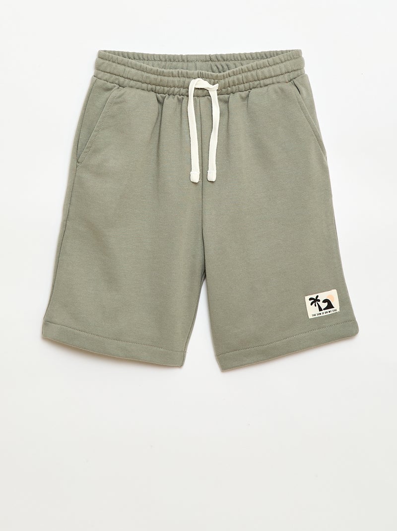 Ensemble t-shirt + short style damier - 2 pièces Blanc - Kiabi