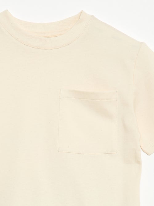 Ensemble t-shirt + short style damier - 2 pièces - Kiabi