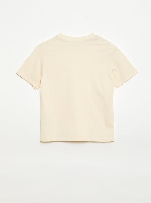 Ensemble t-shirt + short style damier - 2 pièces - Kiabi