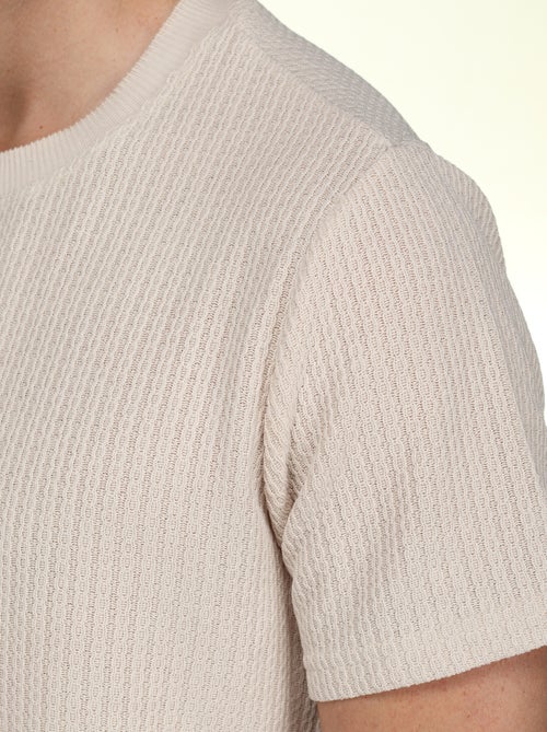 Ensemble t-shirt short unis à motif - Frilivin - Kiabi