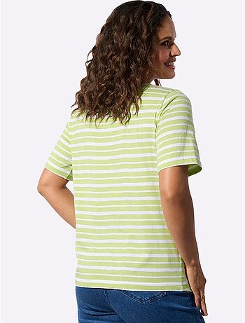 Ensemble T-shirts Pur Coton - Taille Standard - Witt - Lot de 2