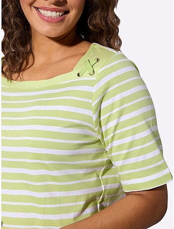 Ensemble T-shirts Pur Coton - Taille Standard - Witt - Lot de 2