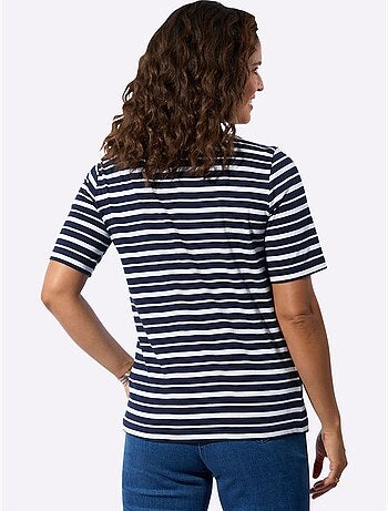 Ensemble T-shirts Pur Coton - Taille Standard - Witt - Lot de 2