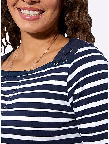 Ensemble T-shirts Pur Coton - Taille Standard - Witt - Lot de 2