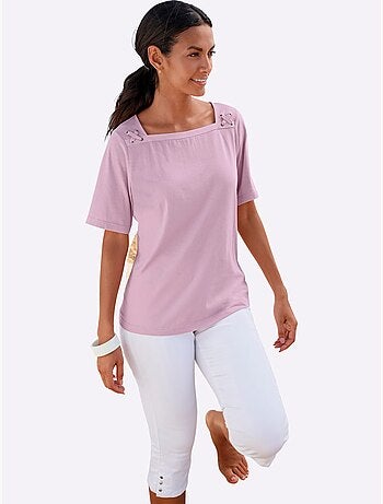 Ensemble T-shirts Pur Coton - Taille Standard - Witt - Lot de 2