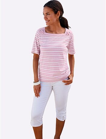 Ensemble T-shirts Pur Coton - Taille Standard - Witt - Lot de 2