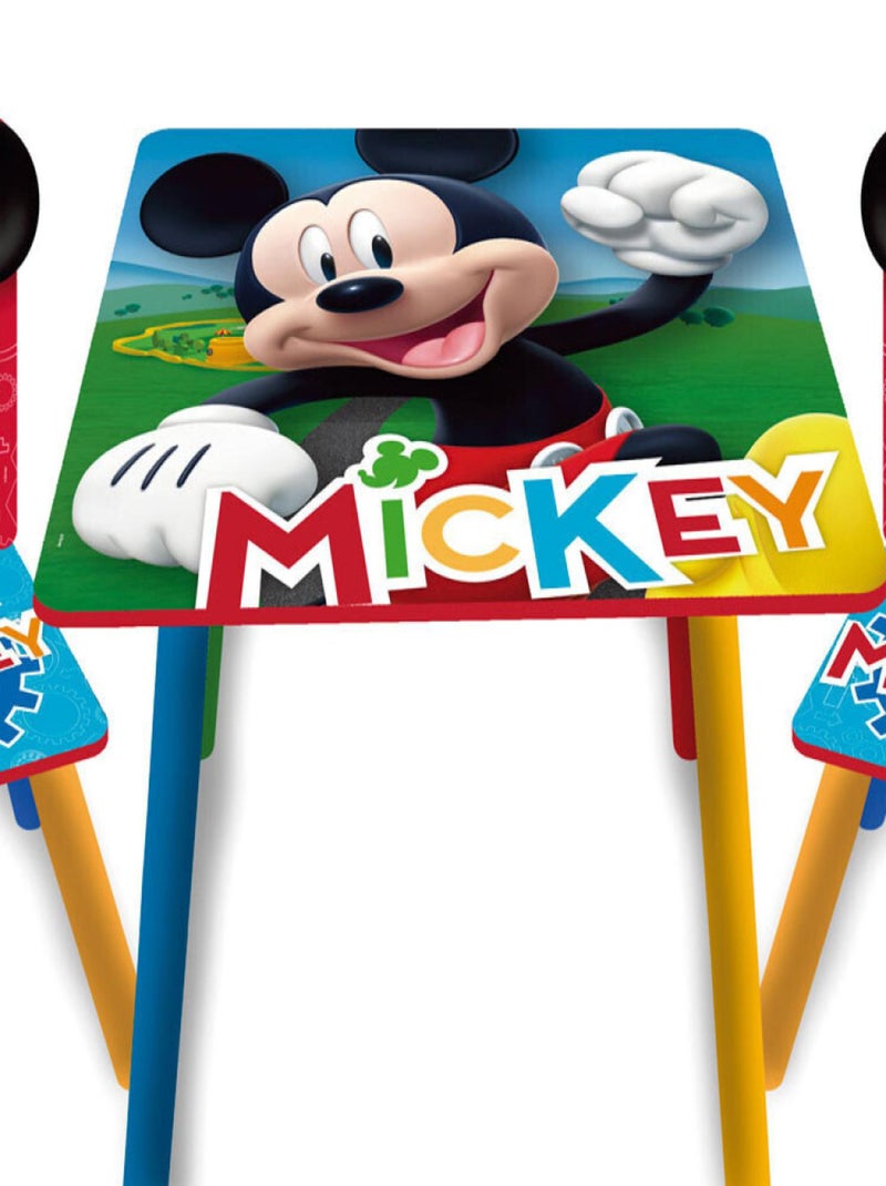 Ensemble Table   2 chaises Disney Mickey Multicolore - Kiabi