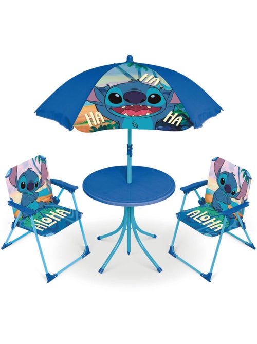 Ensemble table avec deux chaise et un parasol - Lilo & Stitch - Kiabi