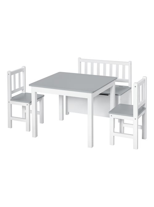 Ensemble table chaises enfant, 4 pièces - Kiabi