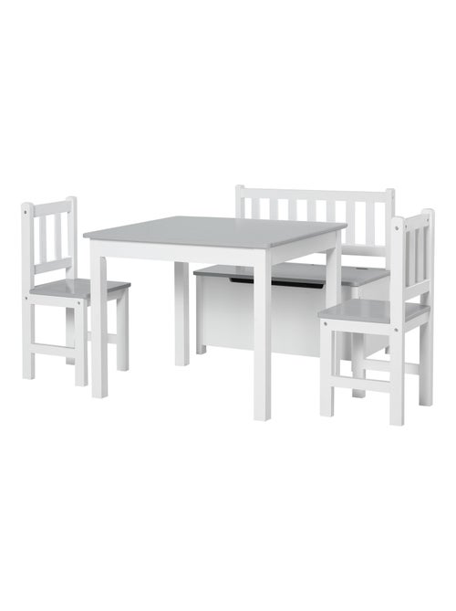 Ensemble table chaises enfant, 4 pièces - Kiabi