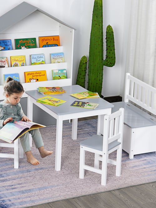Ensemble table chaises enfant, 4 pièces - Kiabi