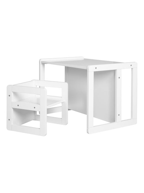 Ensemble table convertible en banc + 1 chaise évolutive ' Roba' - Kiabi