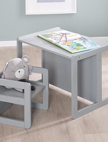 Ensemble table convertible en banc + 1 chaise évolutive ' Roba'