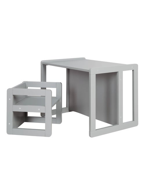 Ensemble table convertible en banc + 1 chaise évolutive ' Roba' - Kiabi