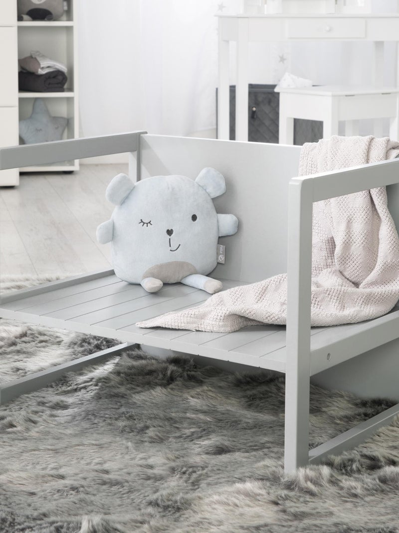 Ensemble table convertible en banc + 2 chaises évolutives ROBA Gris - Kiabi