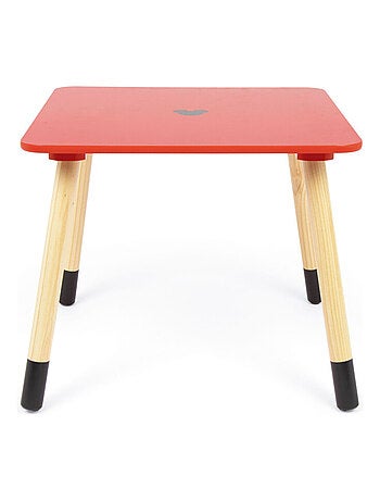 Ensemble Table En Bois - MICKEY (50X50X44CM) + 2 Chaises (26,5X26,5X50CM)
