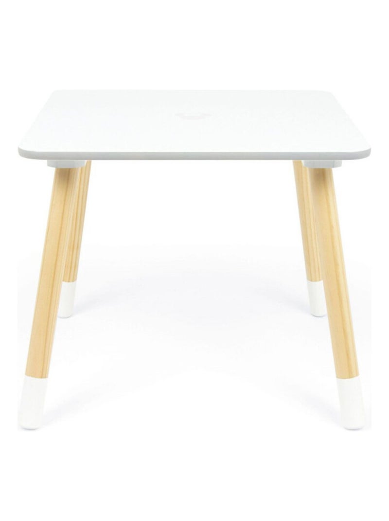 Ensemble Table En Bois - MINNIE (50X50X44CM) + 2 Chaises (26,5X26,5X50CM) Multicolore - Kiabi