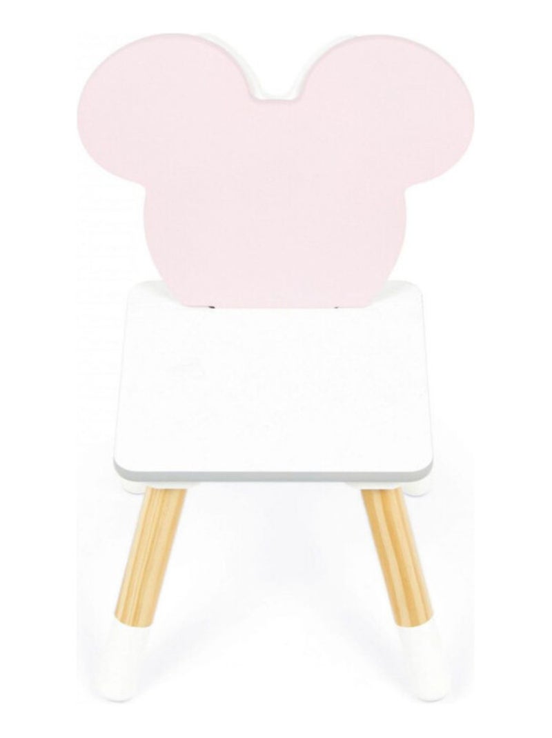 Ensemble Table En Bois - MINNIE (50X50X44CM) + 2 Chaises (26,5X26,5X50CM) Multicolore - Kiabi
