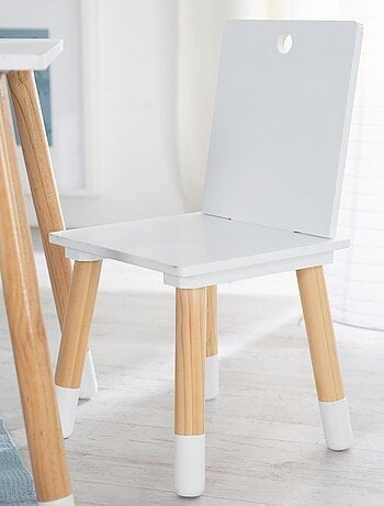 Ensemble table et 2 chaises enfant en bois - ROBA