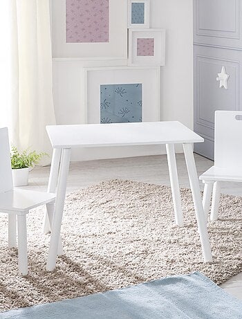 Ensemble table et 2 chaises enfant en bois - ROBA