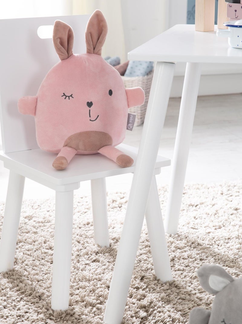 Ensemble table et 2 chaises enfant en bois - ROBA Blanc Blanc - Kiabi