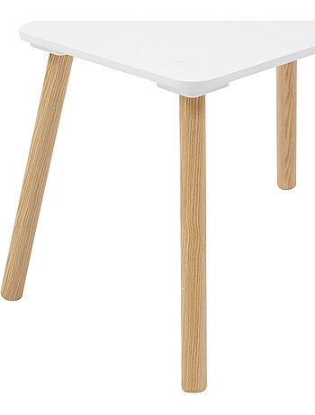 Ensemble table et 2 chaises enfant en bois de pin ALEX