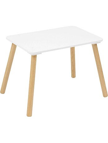 Ensemble table et 2 chaises enfant en bois de pin ALEX
