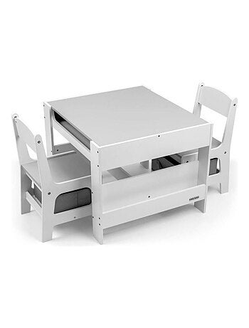 Ensemble table et chaises - SVEN - blanc