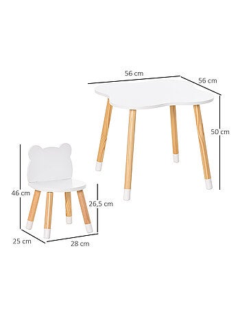 Ensemble table et chaises enfant design