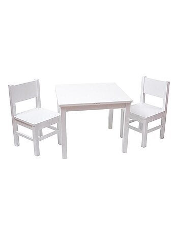 Ensemble Table et Chaises Enfant en bois Bois naturel