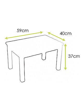 Ensemble Table et Chaises Enfant Montessori