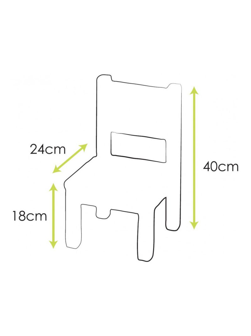 Ensemble Table et Chaises Enfant Montessori Gris - Kiabi