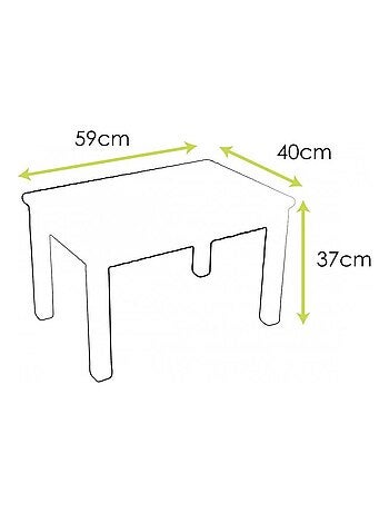 Ensemble Table et Chaises Enfant Montessori