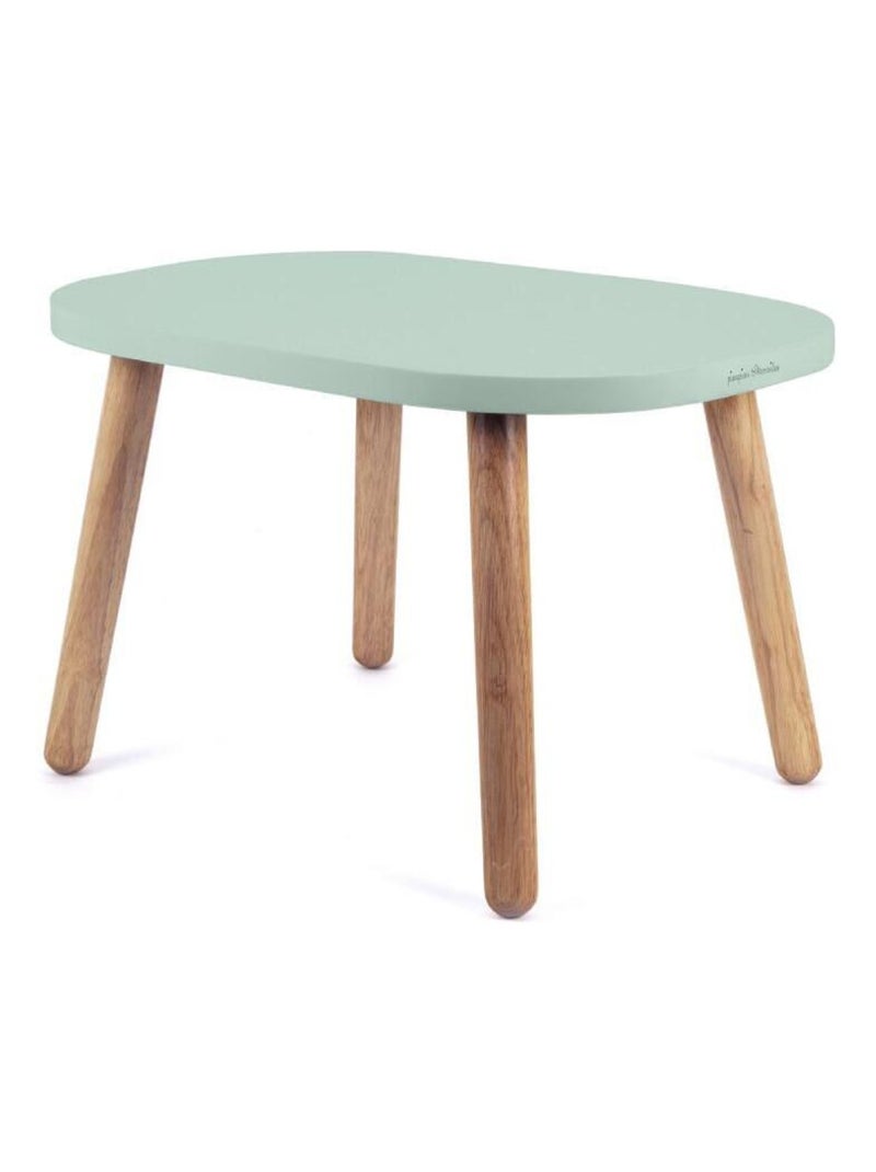 Ensemble Table et Chaises Enfant Ovaline Gris - Kiabi
