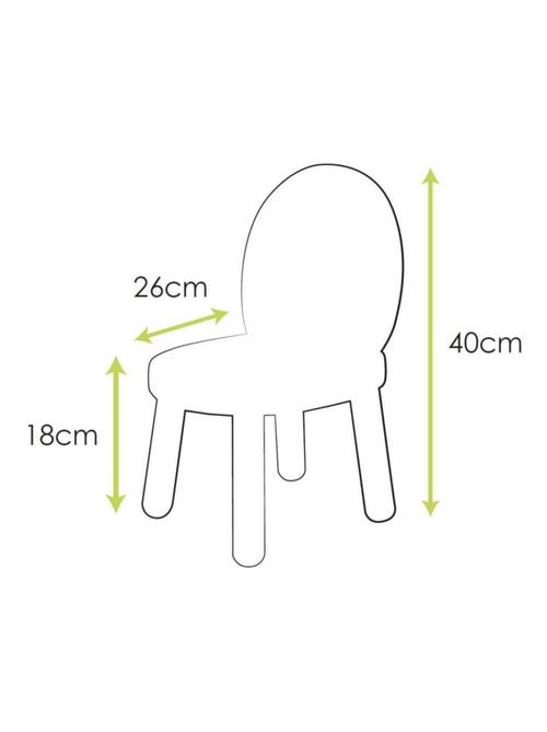 Ensemble Table et Chaises Enfant Ovaline - Kiabi