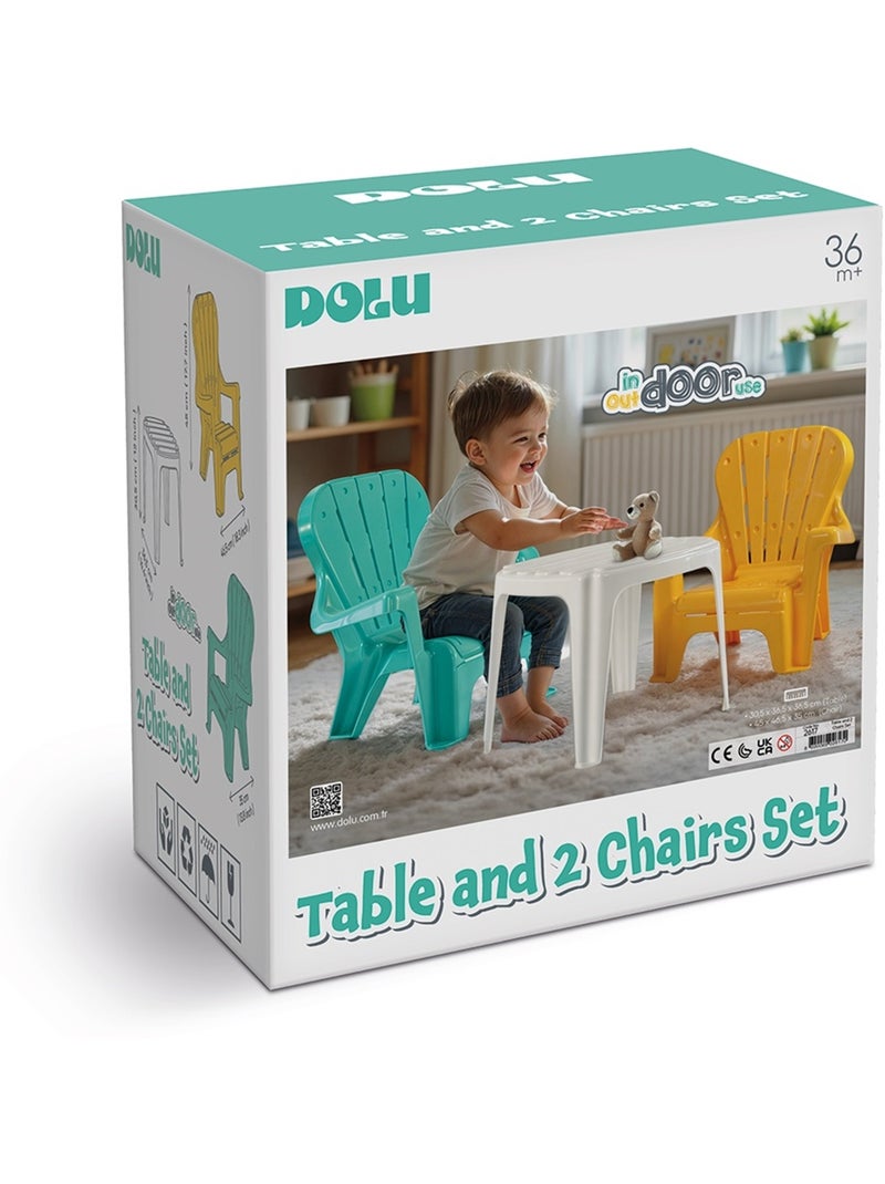 Ensemble Table et chaises Multicolore - Kiabi
