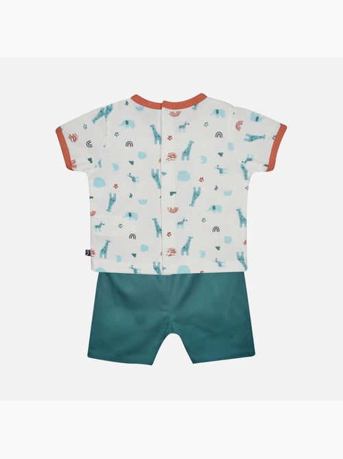 ENSEMBLE TEE SHIRT BERMUDA GEDEON MAILLE BEBE - Kiabi